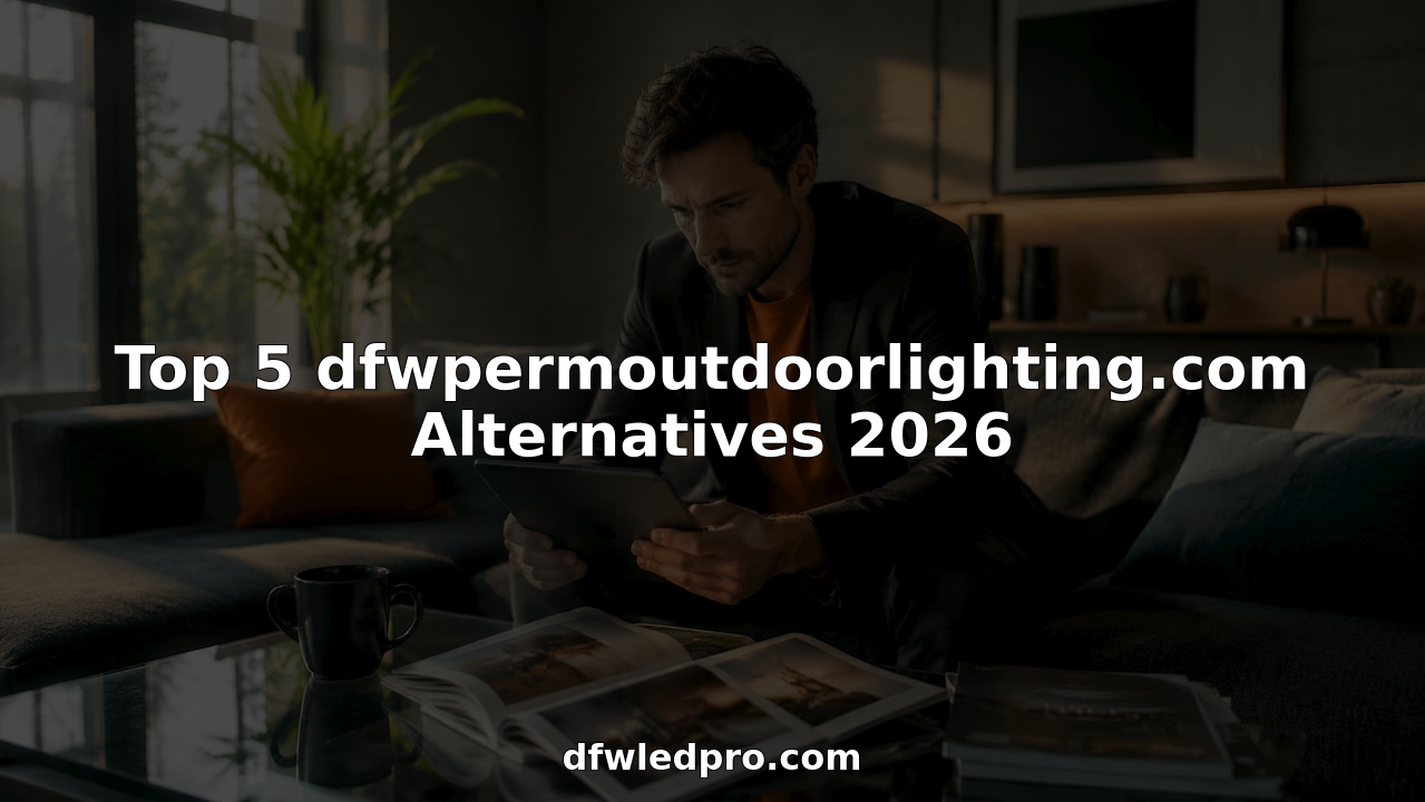Consultant reviewing outdoor lighting options at home table