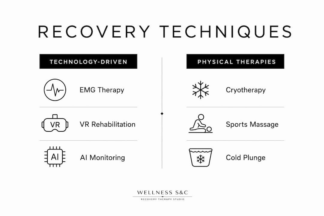 Infographic comparing technology and physical recovery methods