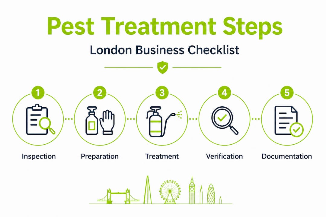 Exterminators Process Commercial pest treatment guide for London businesses