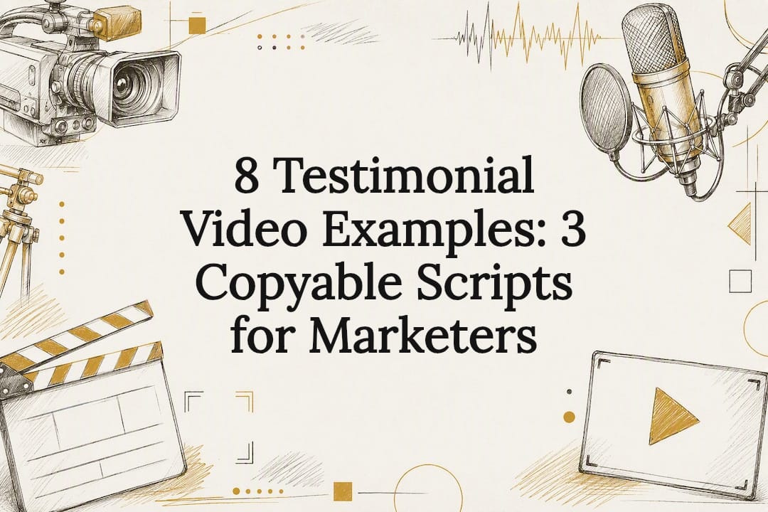 8 Testimonial Video Examples: 3 Copyable Scripts for Marketers