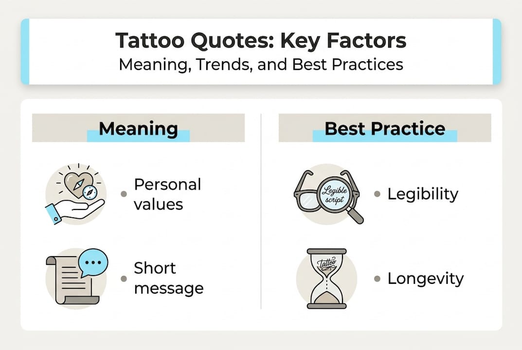 Infographic: Key factors for tattoo quotes