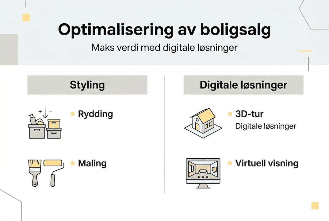 Infografikk: Slik får du mest mulig ut av boligsalget