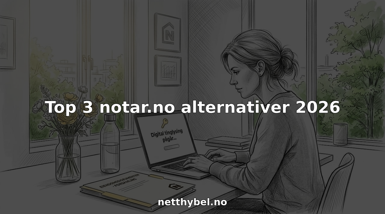 Top 3 notar.no alternativer 2026