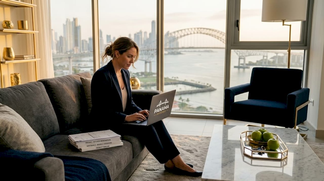 Luxury Panama apartment with professional and city view