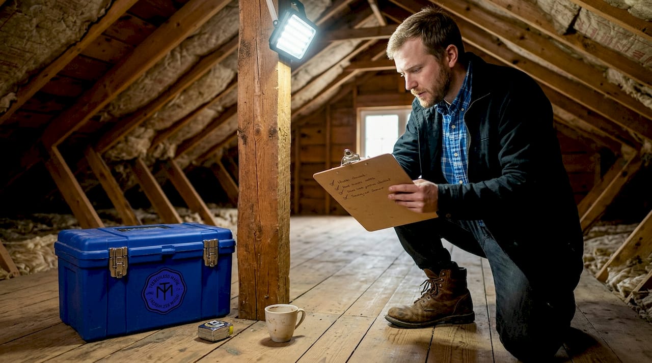 Contractor checks pipe lining quality checklist