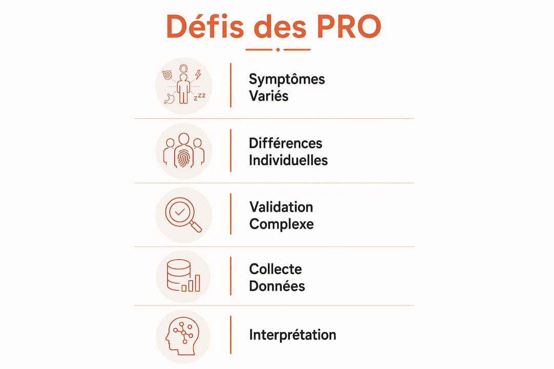 Infographie : les principaux obstacles liés aux retours d’expérience des patients
