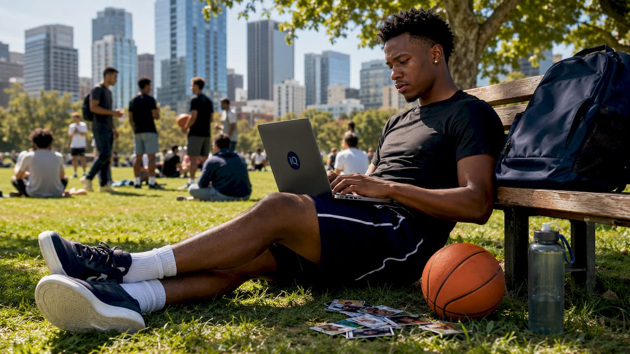 Player reviewing post-college basketball pathways
