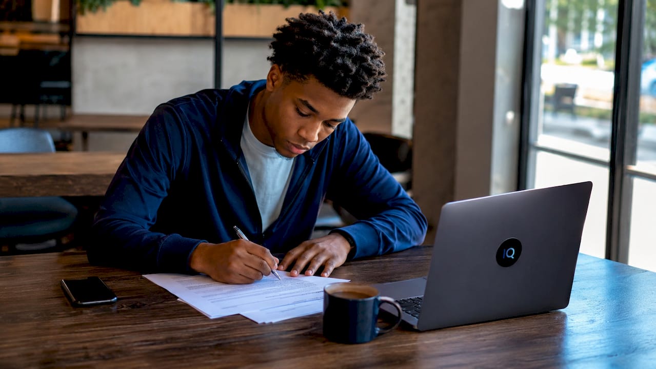 High school basketball recruit signing documents