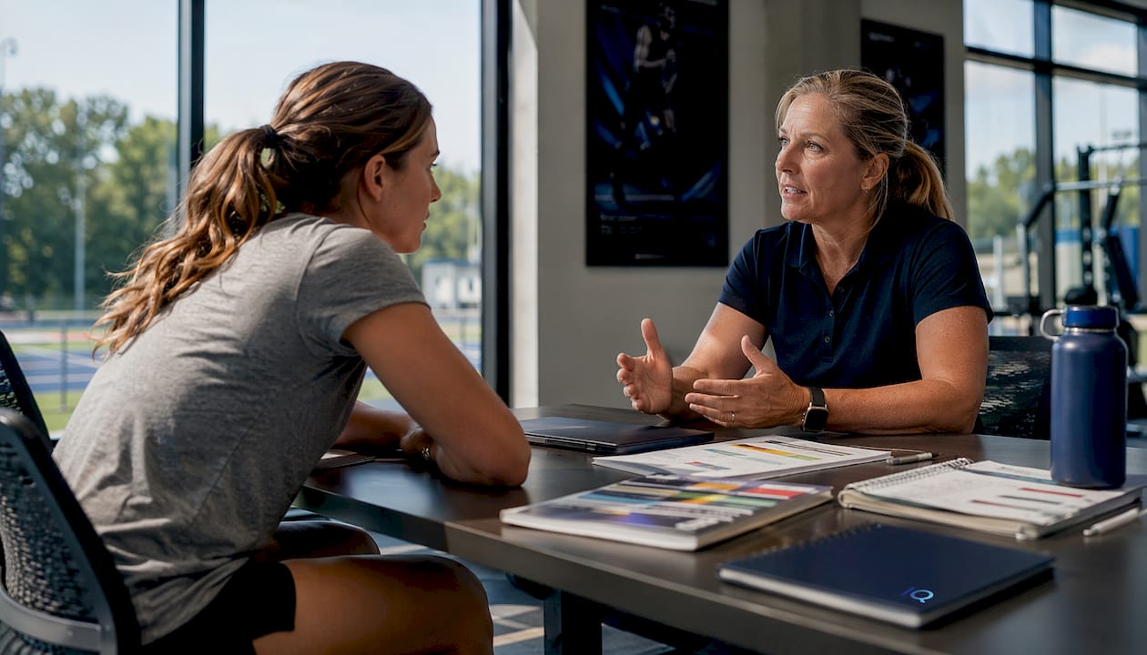 Recruit and coach building trust in office