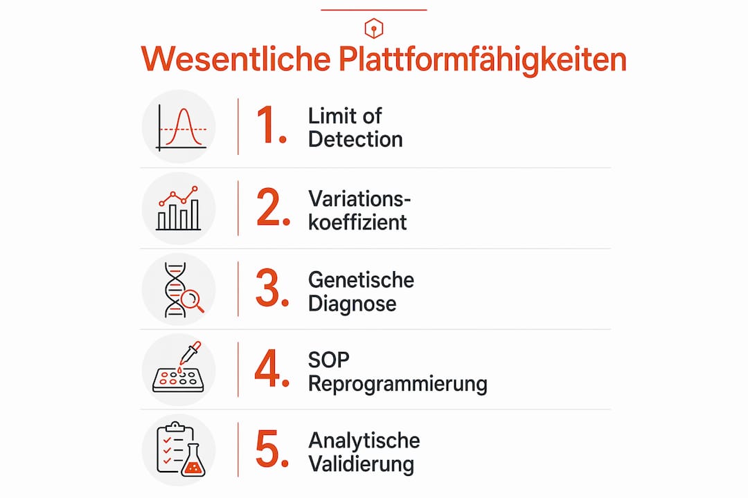 Übersicht: Technologische Kompetenzen einer Biomarker-Plattform