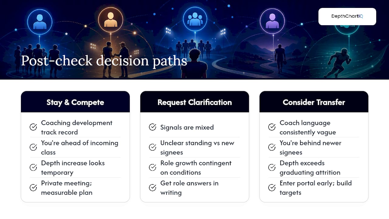 Three paths for evaluating roster pressure