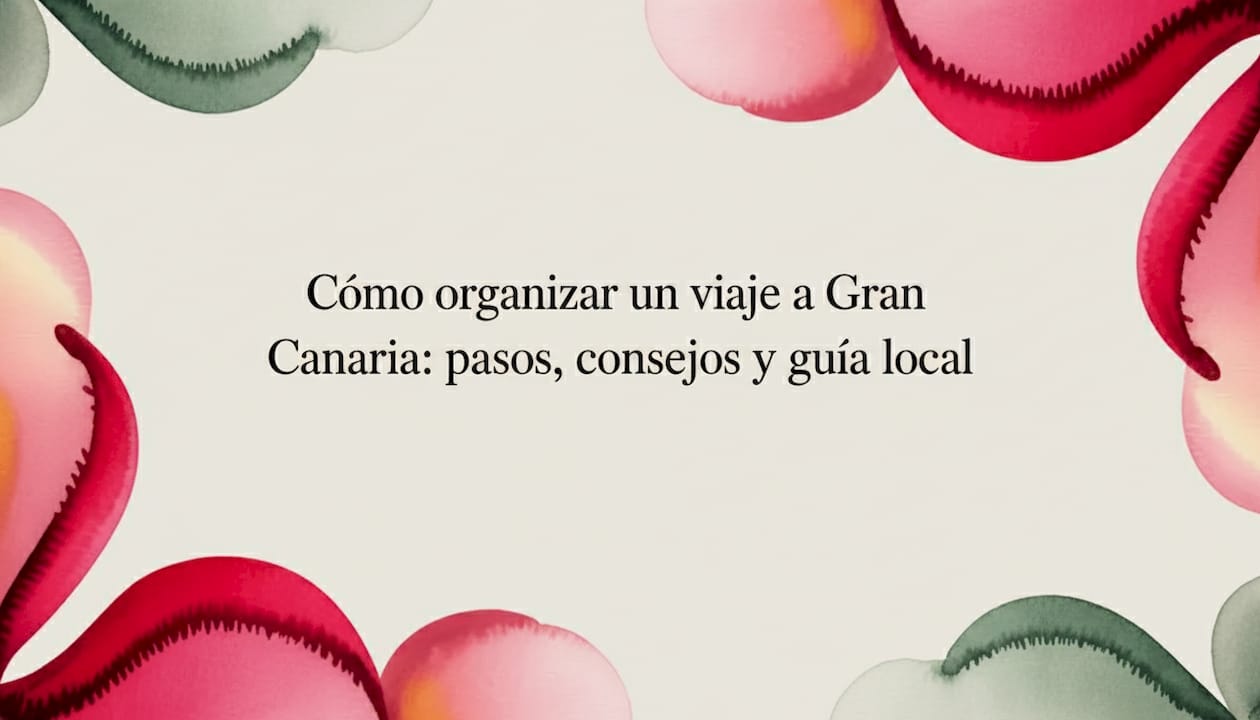 Ilustración ornamental para la portada de una tarjeta