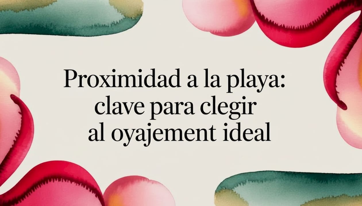 Tarjeta elegante con título y marco en acuarela, ideal para diseño editorial