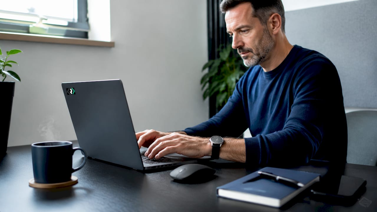 Onze IT-specialist is druk bezig met het ontwikkelen van een geautomatiseerd retourproces.
