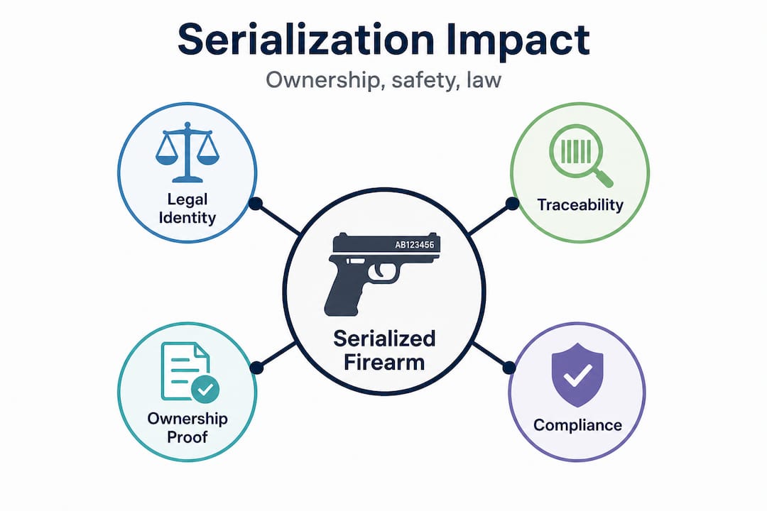 Infographic on serialization benefits and impact