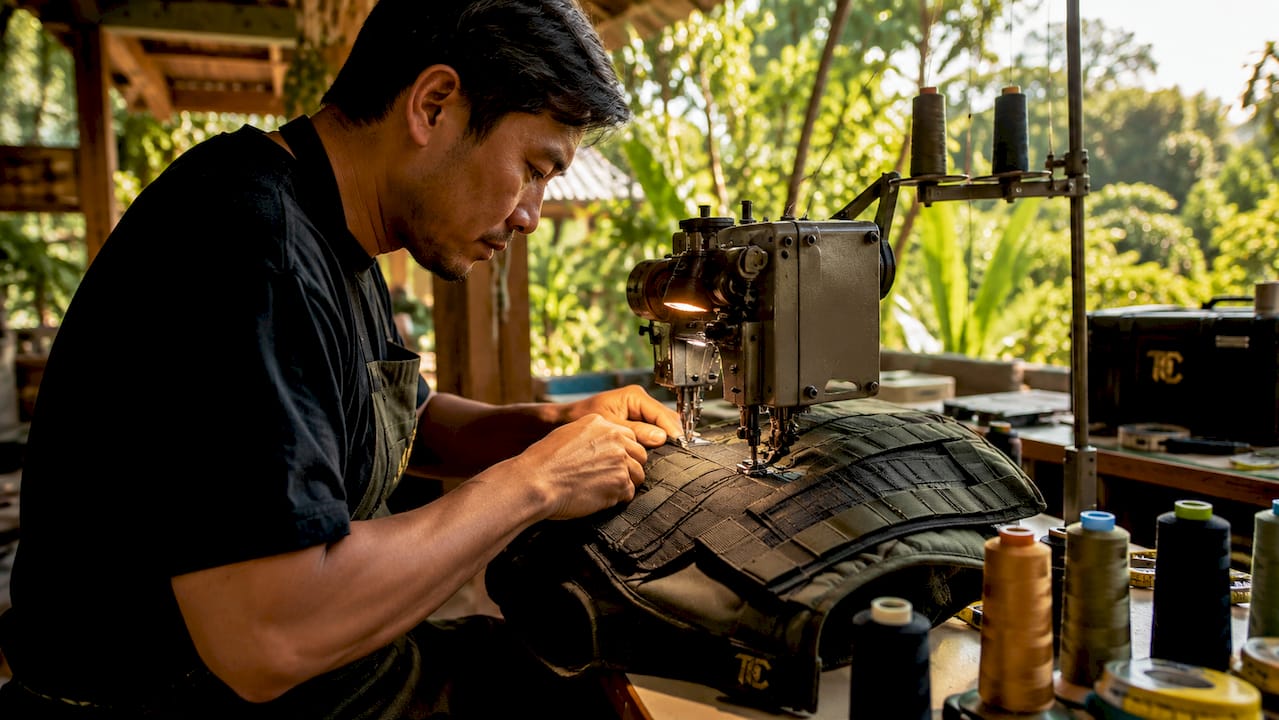 Craftsman stitching durable mil-spec tactical vest