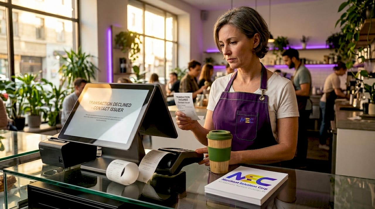Retail manager facing payment processing issues