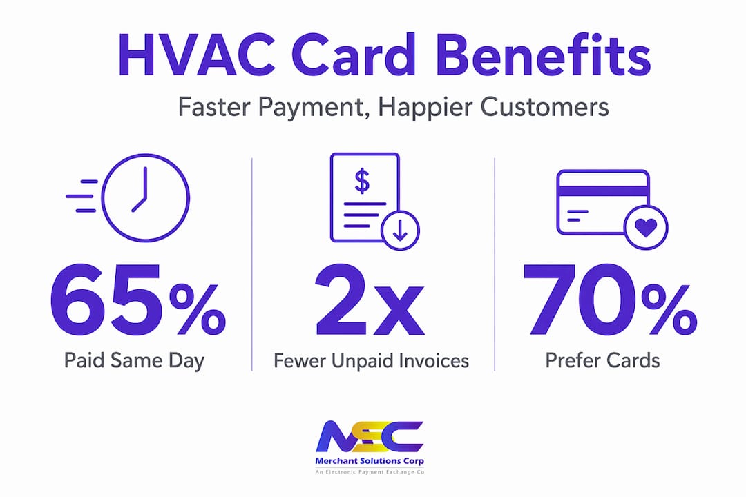 Infographic with fast payment and card preference stats