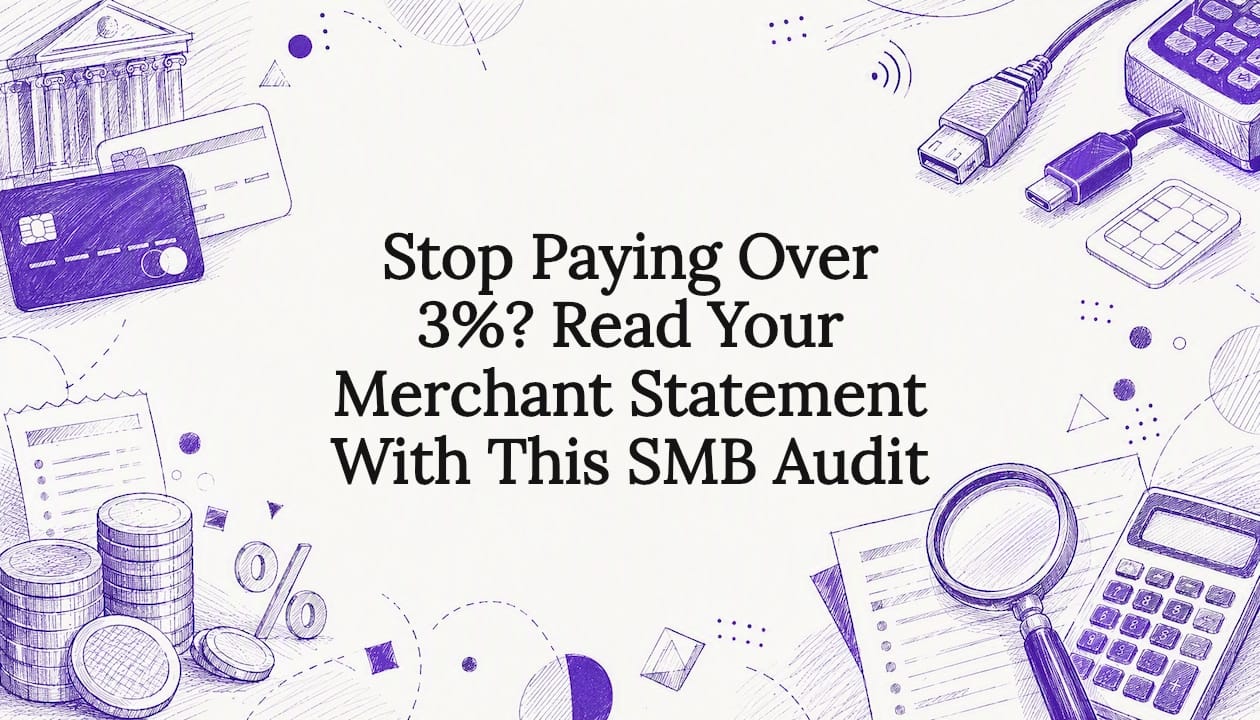 Stop Paying Over 3%? Read Your Merchant Statement With This SMB Audit