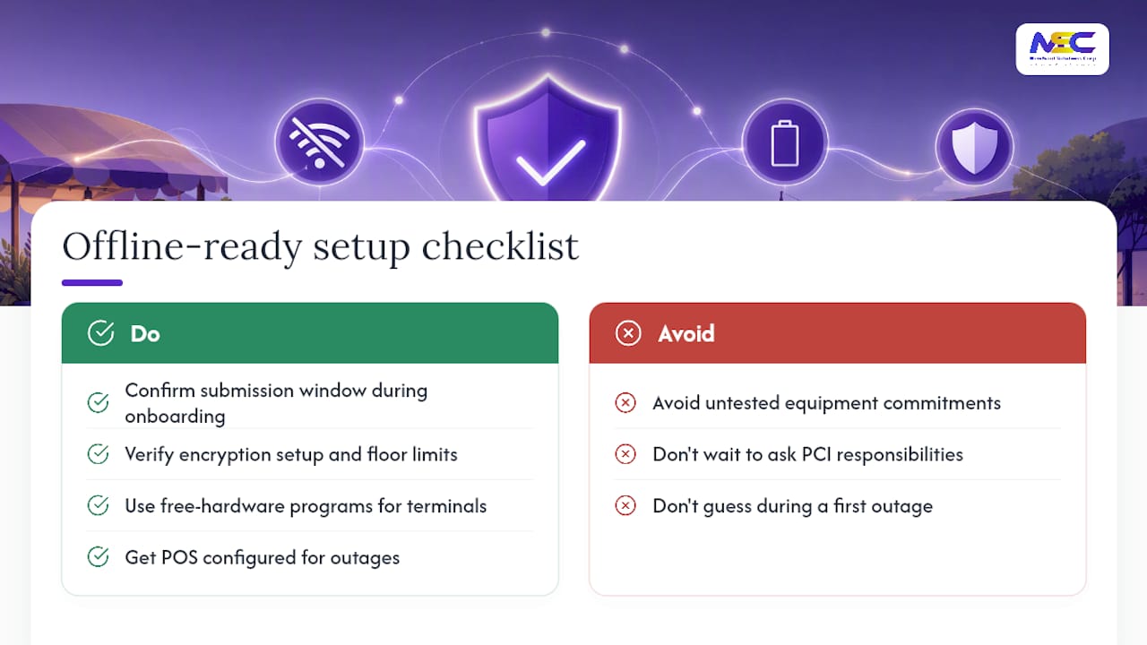 Get Offline-Ready Payment Equipment Set Up Right — overview diagram