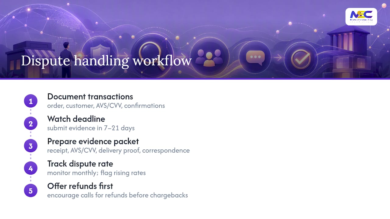 How Do You Handle Payment Disputes and Chargebacks? — overview diagram