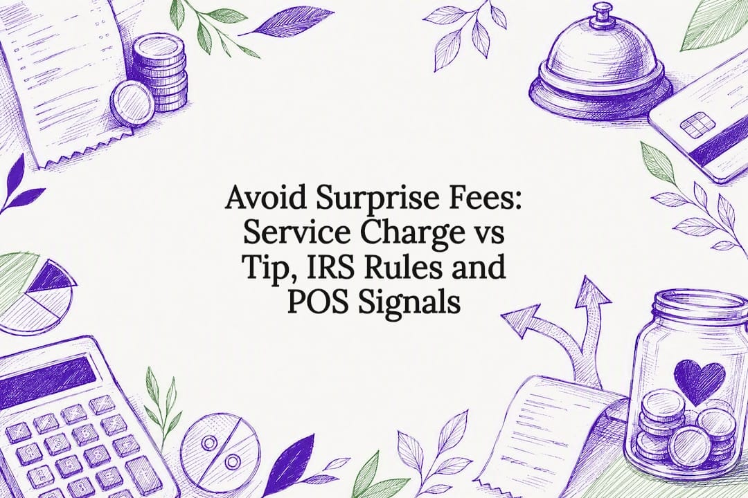 Avoid Surprise Fees: Service Charge vs Tip, IRS Rules and POS Signals