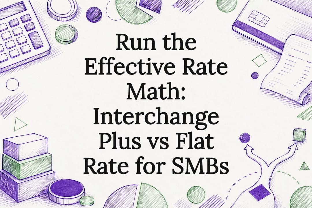 Run the Effective Rate Math: Interchange Plus vs Flat Rate for SMBs