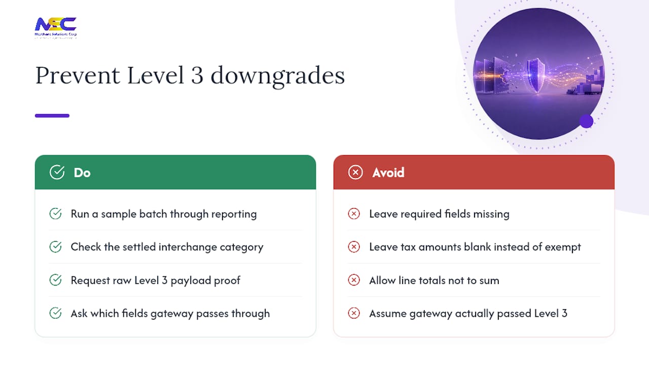 Why Do Level 3 Transactions Get Downgraded? — overview diagram
