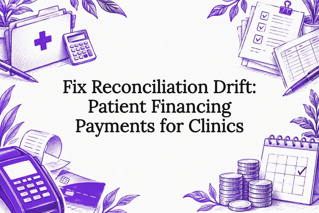 Fix Reconciliation Drift: Patient Financing Payments for Clinics