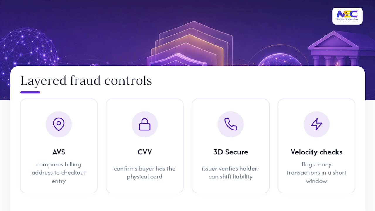 Layered controls for online payment fraud
