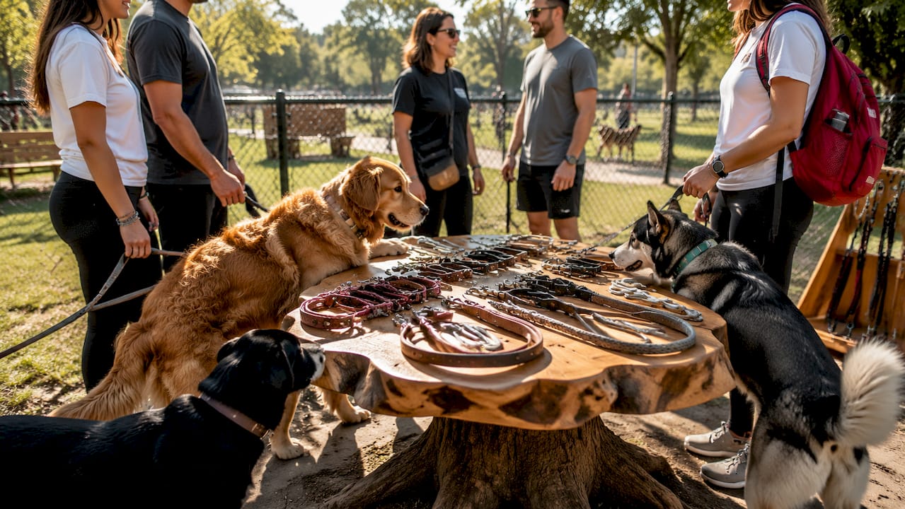 Presentamos correas premium para perros, fabricadas con herrajes resistentes y de alta calidad.