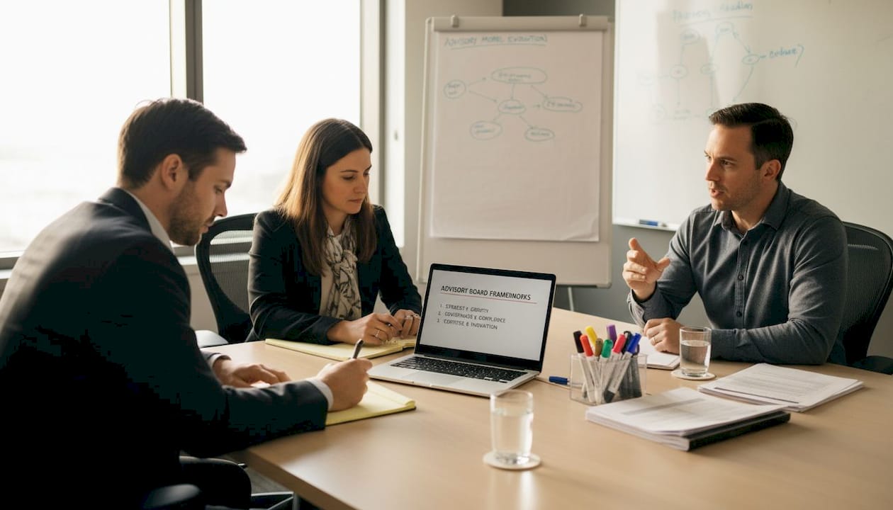 Advisors meeting about board structures
