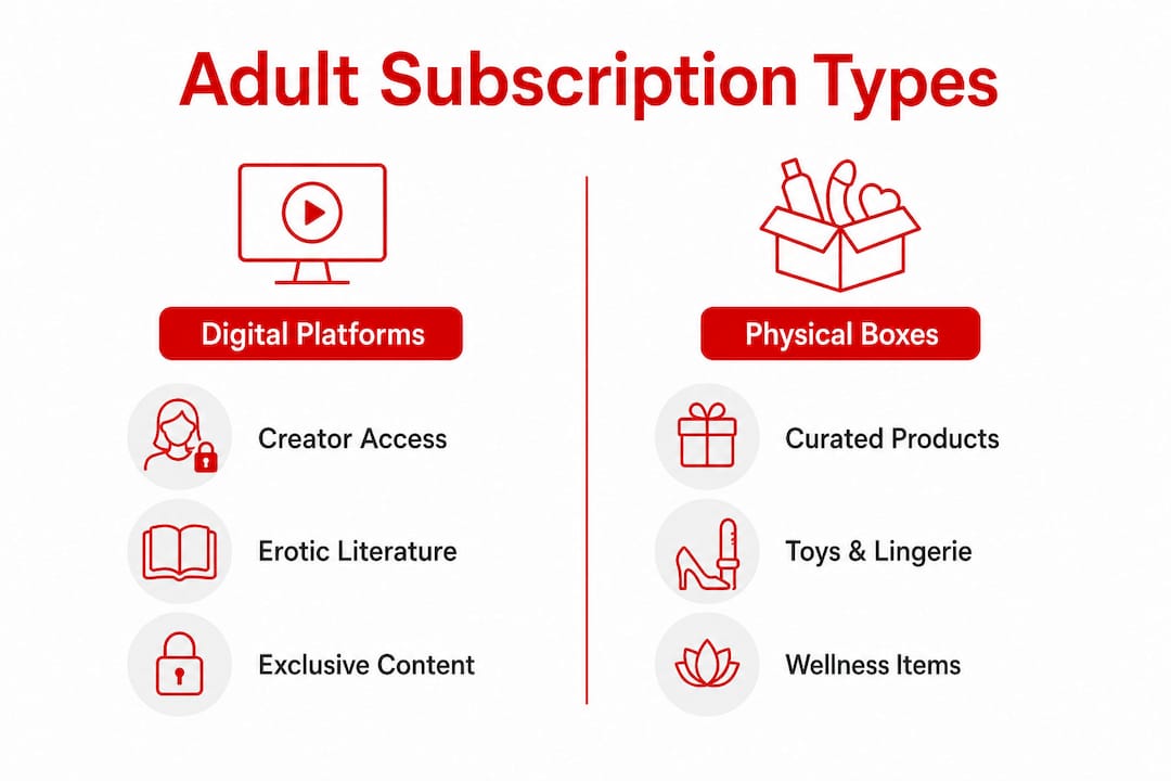 Infographic comparing digital and physical adult subscriptions