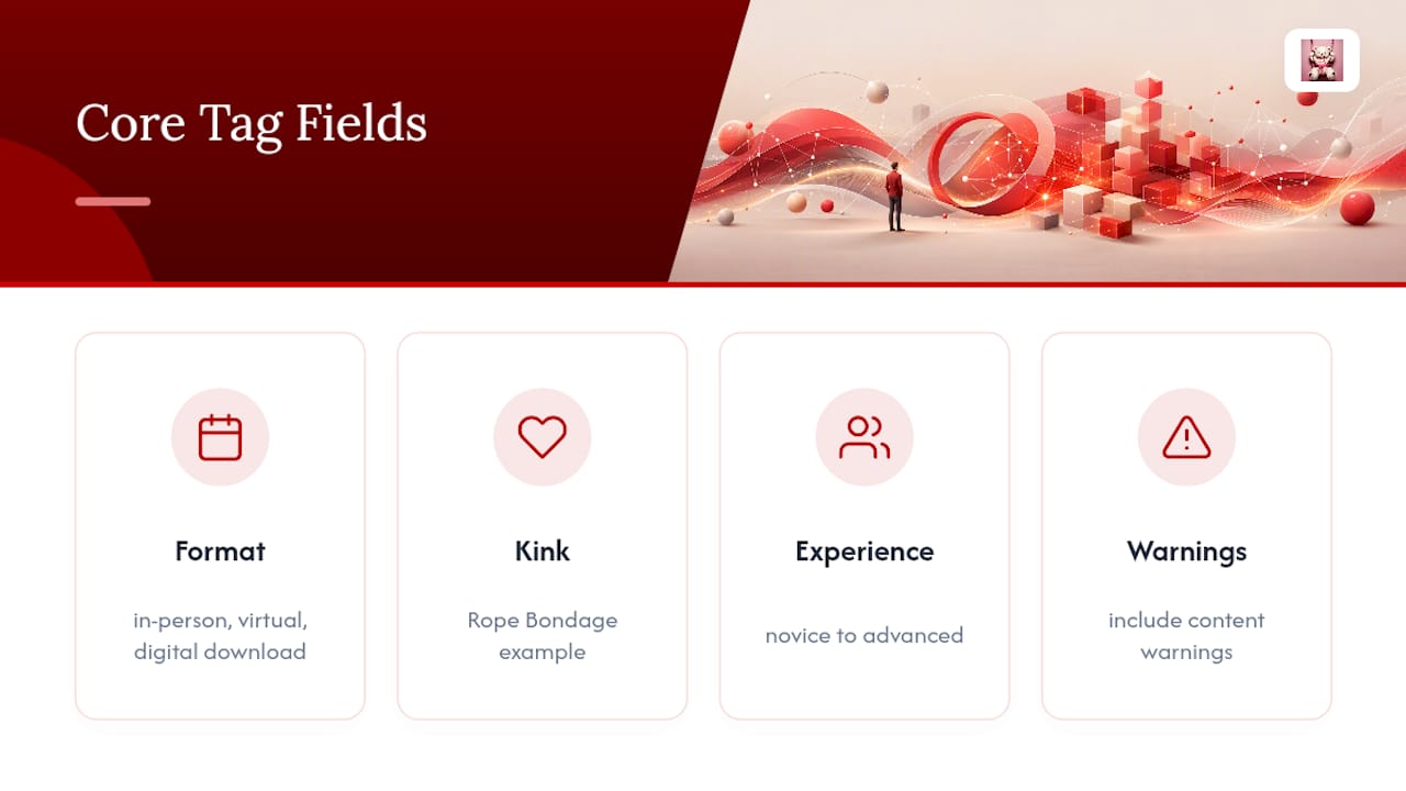 Four essential adult listing tag fields