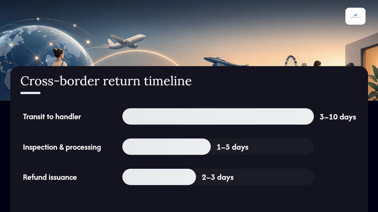 Why Cross-Border Returns Work Differently Than Forward Shipments — overview diagram