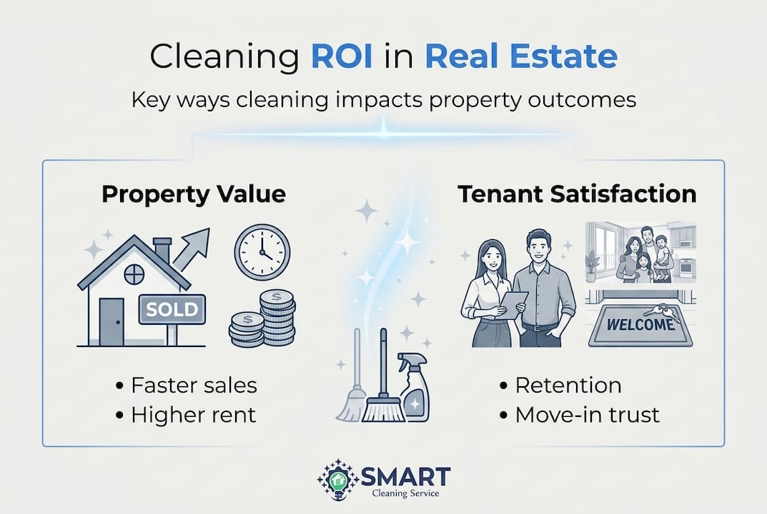Infographic showing cleaning ROI and satisfaction