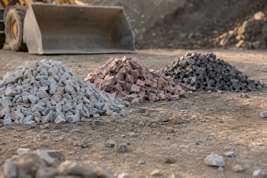 Comparison of limestone, granite, and gritstone aggregates