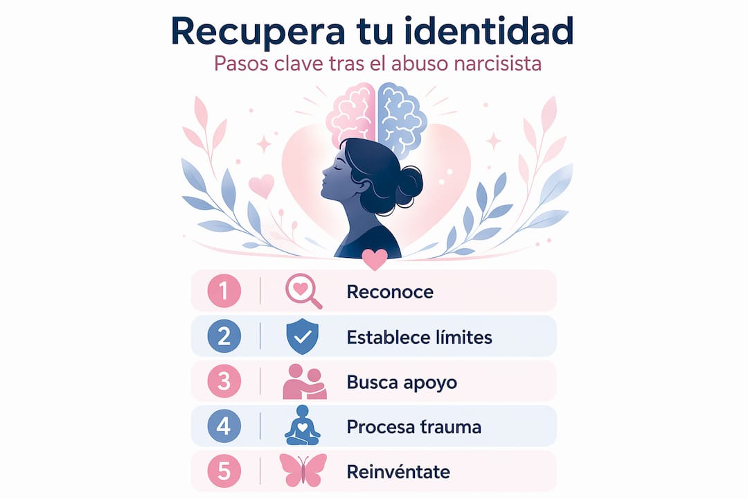 Ruta escalonada para sanar y reconstruir nuestra identidad