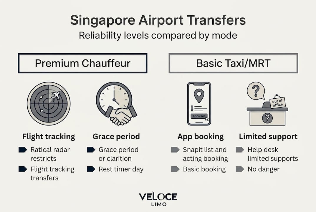 Infographic comparing transfer reliability modes