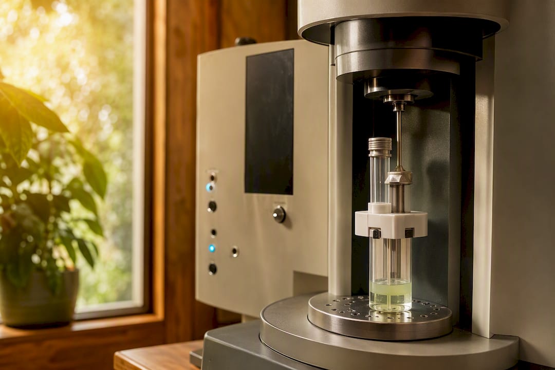 Máquina de espectroscopia RMN en laboratorio