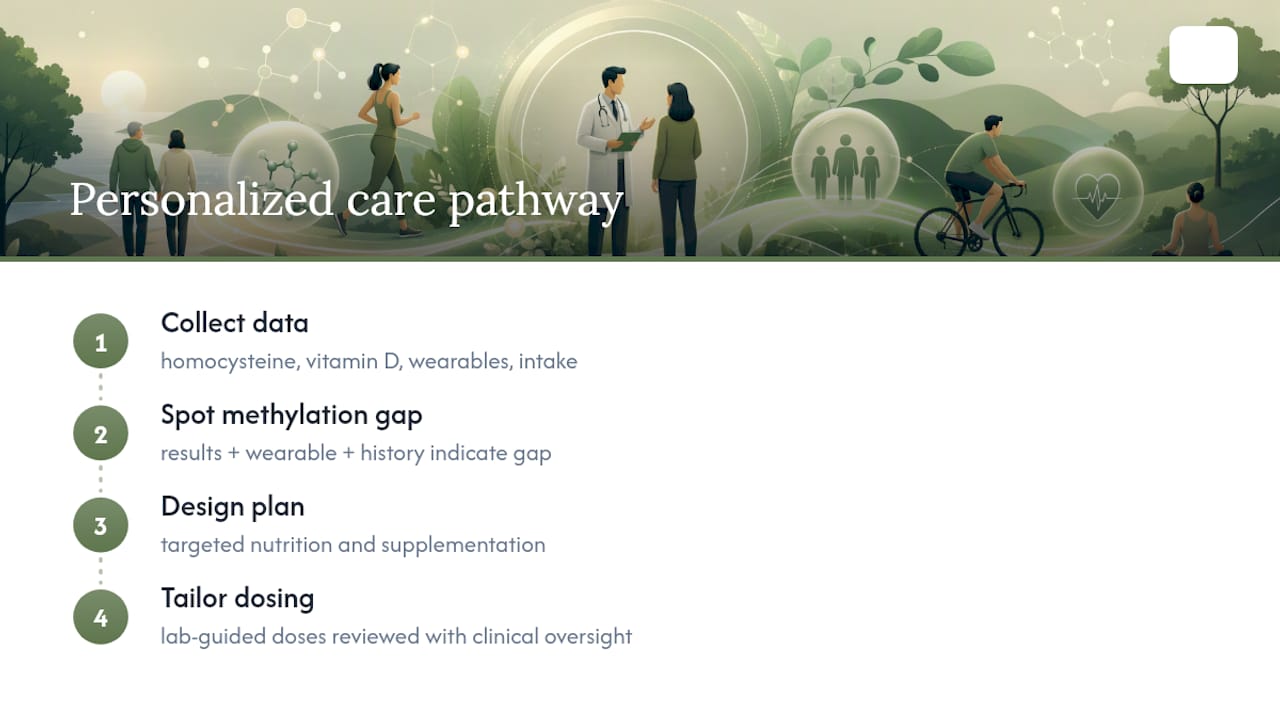 How Healthspan Holistic Uses Homocysteine Testing in Personalized Care — overview diagram