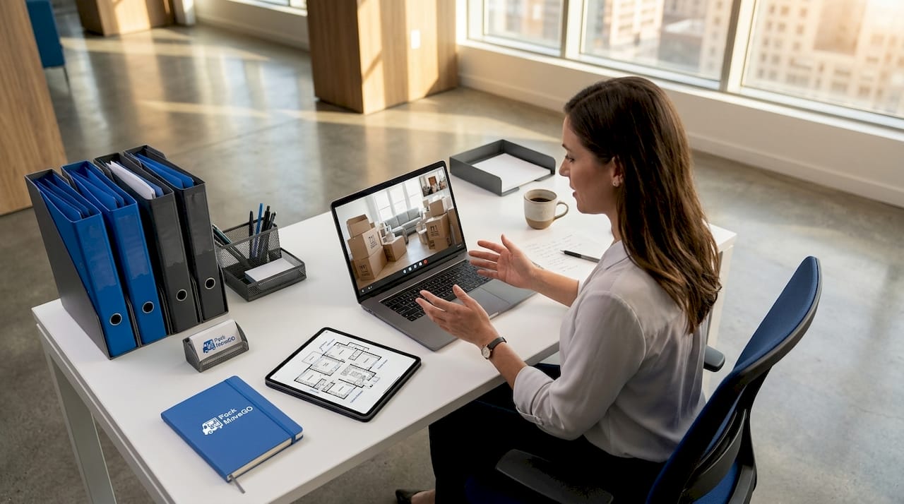 Move coordinator on video call with client