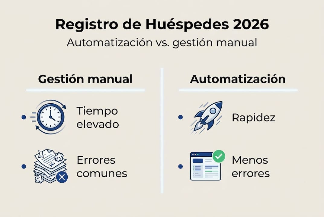 Infografía: Beneficios de automatizar el registro de huéspedes