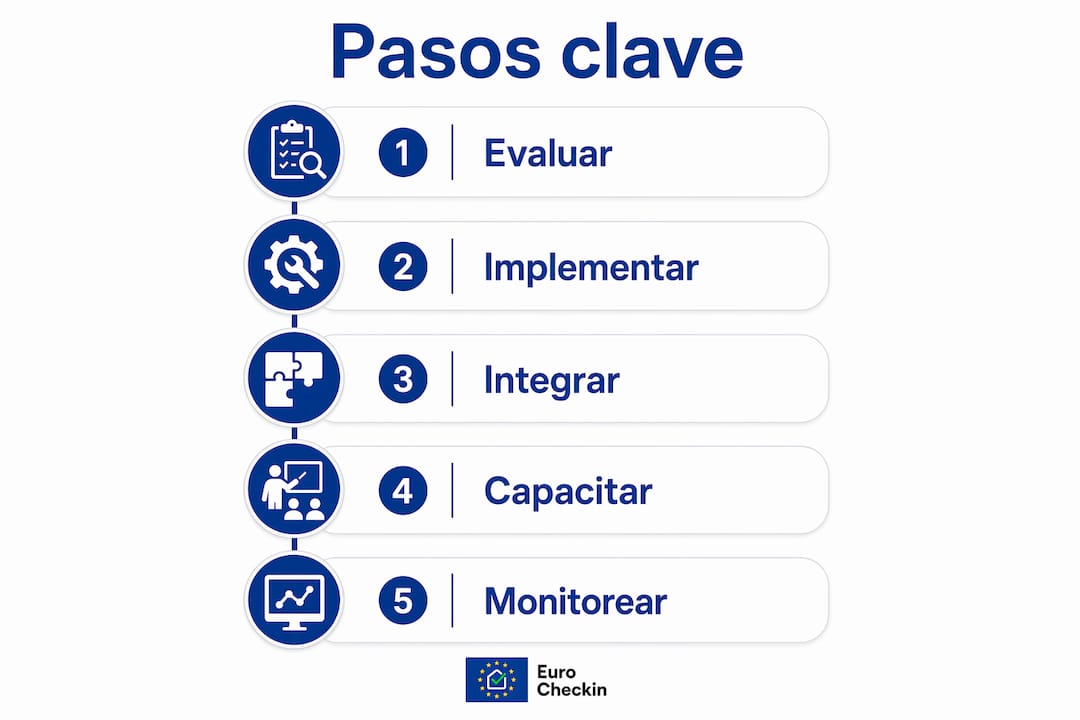 Guía visual con los pasos esenciales para gestionar múltiples alojamientos