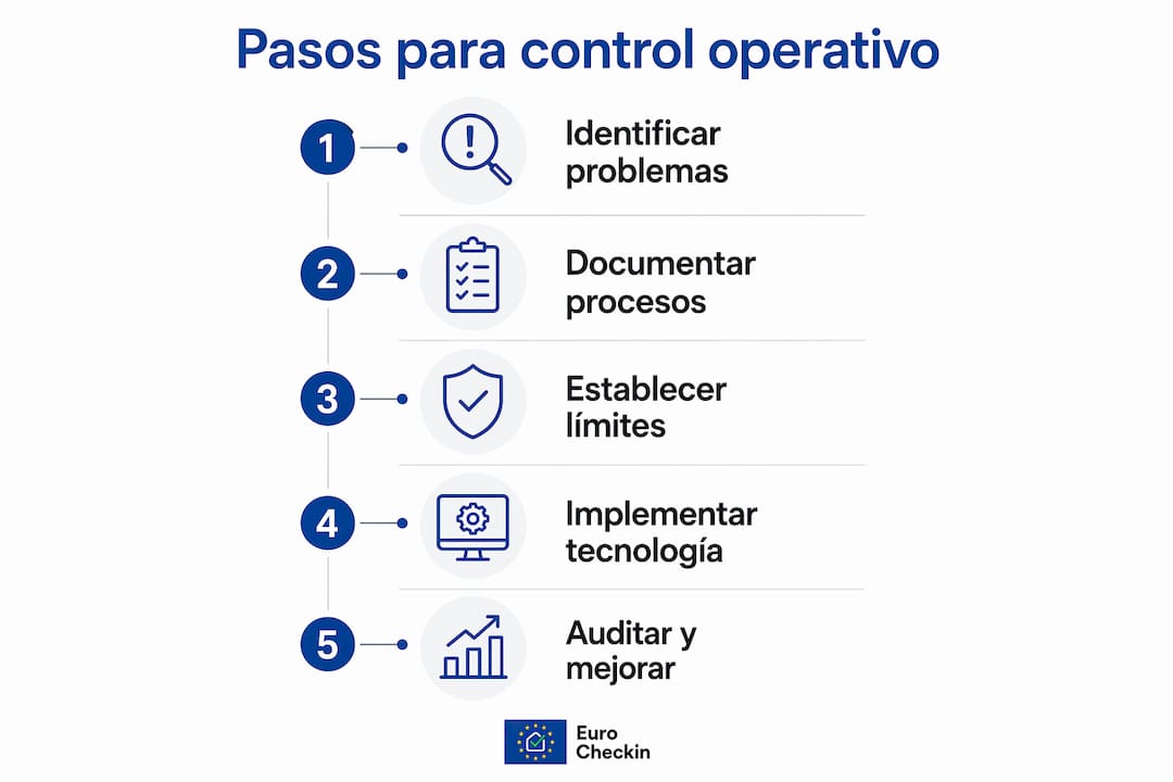 Infografía: claves para poner en marcha el control operativo en establecimientos de alojamiento