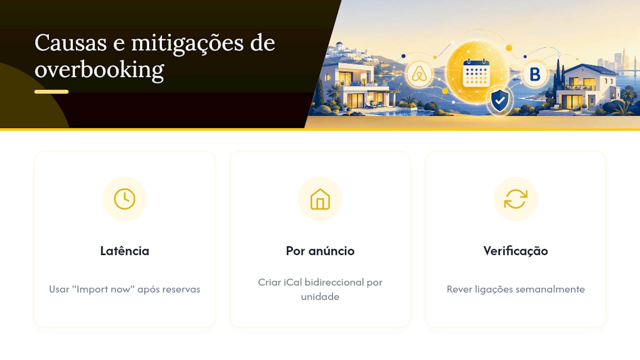 Diagrama das causas e soluções para o overbooking