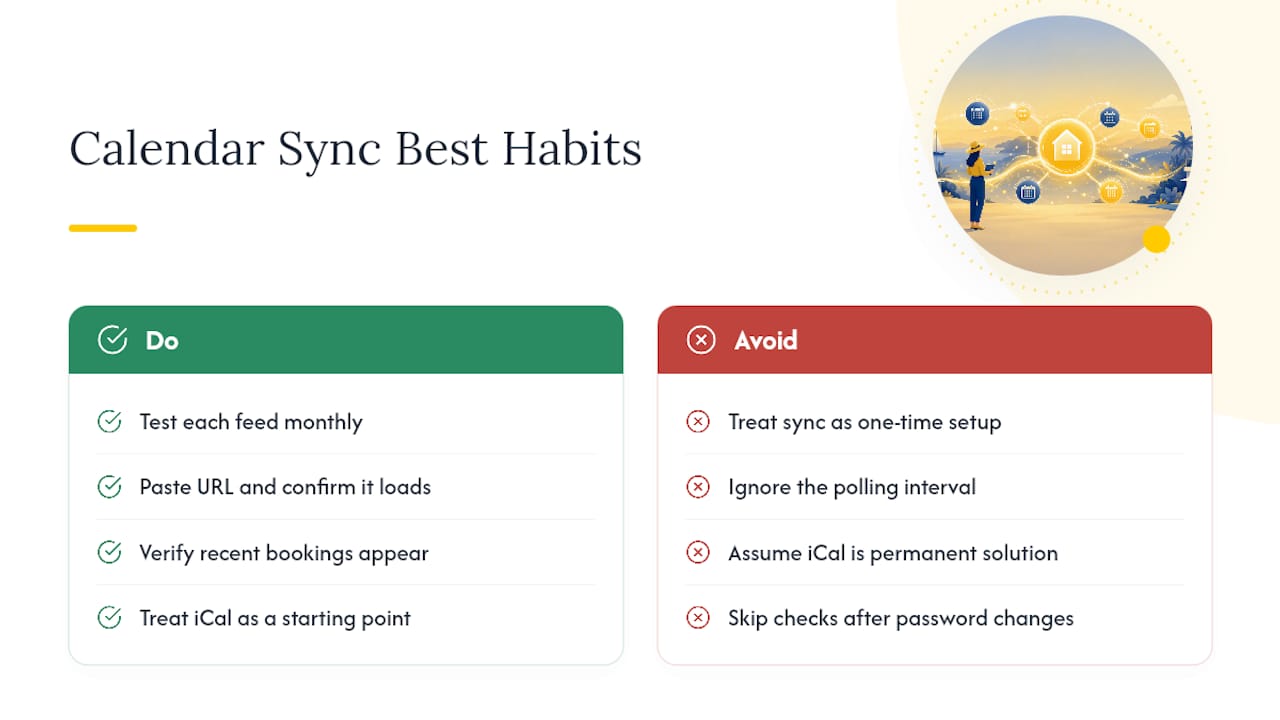 Why the Common Advice on Calendar Sync Misses the Point — overview diagram