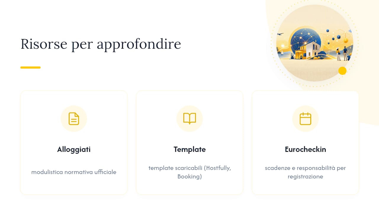 Risorse utili per approfondire — overview diagram