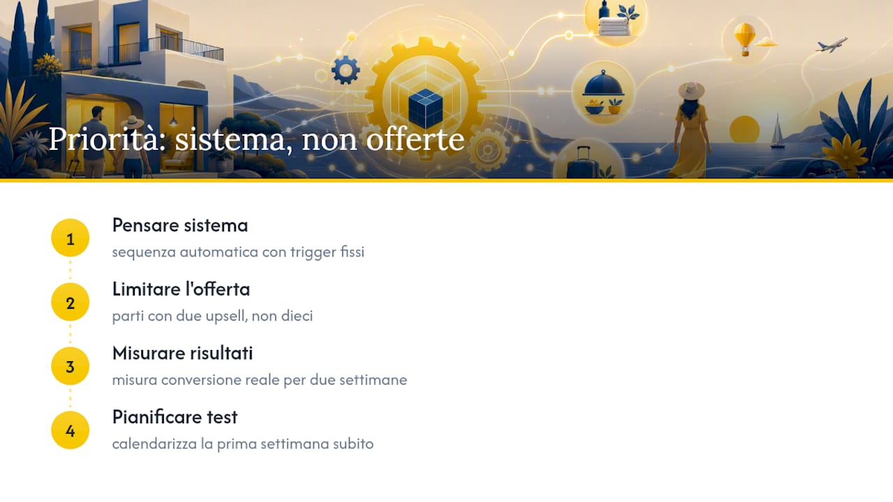 Perché contano i sistemi, non le singole offerte — overview diagram