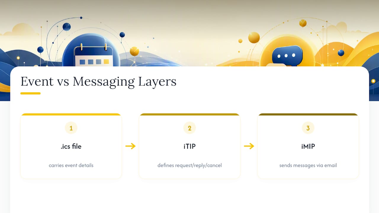 Relationship between ICS, iTIP and iMIP